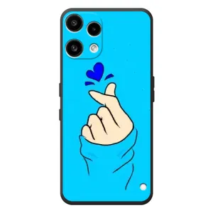 Чехлы (Знак сердечка) на Nothing Phone (3a) Lite (Сердце на синем)