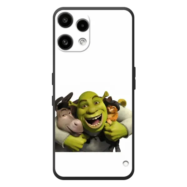 Чехол с рисунком «Шрек осел и кот» для Nothing Phone (3a) Lite Чехол с рисунком «Шрек осел и кот» для Nothing Phone (3a) Lite
