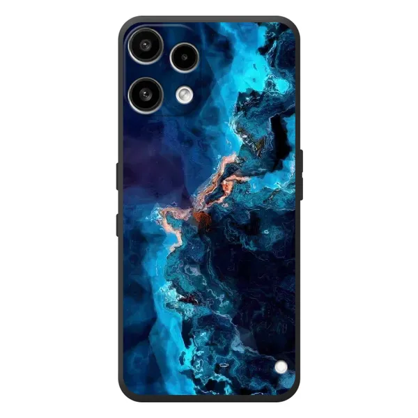 Чехол с рисунком «Синий мрамор» для Nothing Phone (3a) Lite Чехол с рисунком «Синий мрамор» для Nothing Phone (3a) Lite