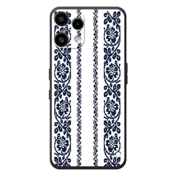 Чехол с рисунком «Синяя вышиванка» для Nothing Phone (3a) Lite Чехол с рисунком «Синяя вышиванка» для Nothing Phone (3a) Lite
