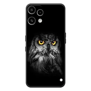 Чохли з принтом СОВИ для Nothing Phone (3a) Lite (Сова на чорному)