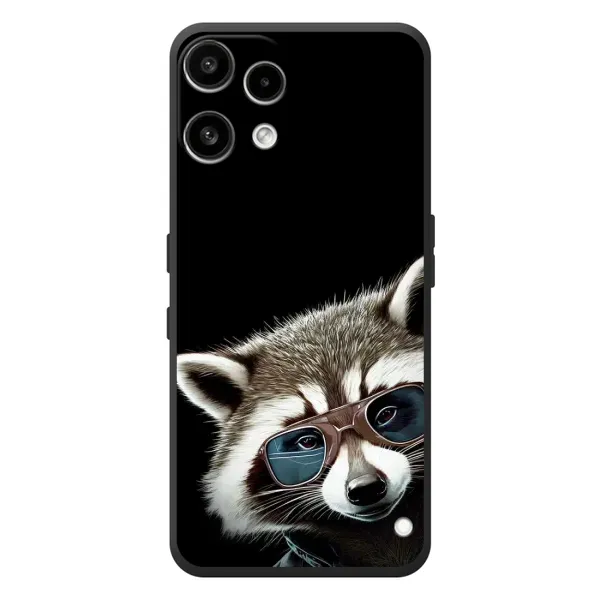 Чехол с рисунком «Стильный Енот» для Nothing Phone (3a) Lite Чехол с рисунком «Стильный Енот» для Nothing Phone (3a) Lite