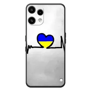 Силиконовый Чехол на Nothing Phone (3a) Lite (Я-Украина) (Украинская кардиограмма)