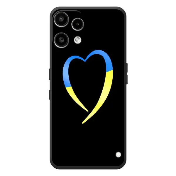 Чехол с рисунком «Украинское сердце» для Nothing Phone (3a) Lite Чехол с рисунком «Украинское сердце» для Nothing Phone (3a) Lite