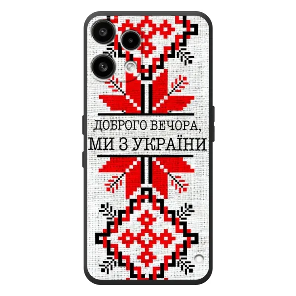 Чехол с рисунком «Вышиванка Доброго вечера» для Nothing Phone (3a) Lite Чехол с рисунком «Вышиванка Доброго вечера» для Nothing Phone (3a) Lite