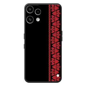 Силиконовый Чехол на Nothing Phone (3a) Lite с картинкой Вышиванки (Вышиванка на черном)