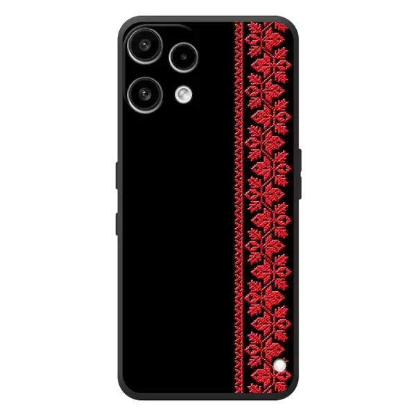 Чехол с рисунком «Вышиванка на черном» для Nothing Phone (3a) Lite Чехол с рисунком «Вышиванка на черном» для Nothing Phone (3a) Lite