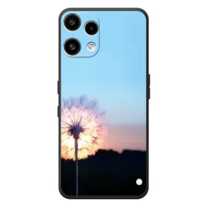 Силіконовий Чохол з кульбабками на Nothing Phone (3a) Lite (Захід з кульбабкою)