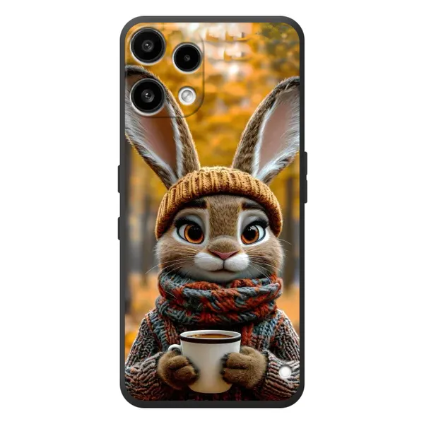 Чехол с рисунком «Зайчик с кофе» для Nothing Phone (3a) Lite Чехол с рисунком «Зайчик с кофе» для Nothing Phone (3a) Lite