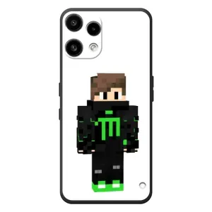 Чехлы для Nothing Phone (3a) Lite (Персонажи Майн Крафт) (Зеленый мальчик)