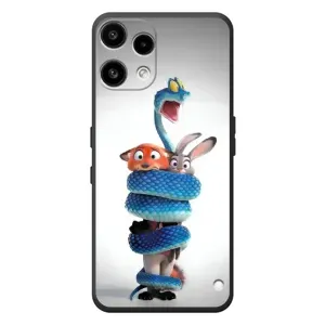 Силиконовый чехол с принтом Зоотрополіс для Nothing Phone (3a) Lite (Змея Зоо)