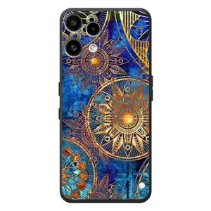 Чохли з сенсом на Nothing Phone (3a) Lite (Золоті узори)