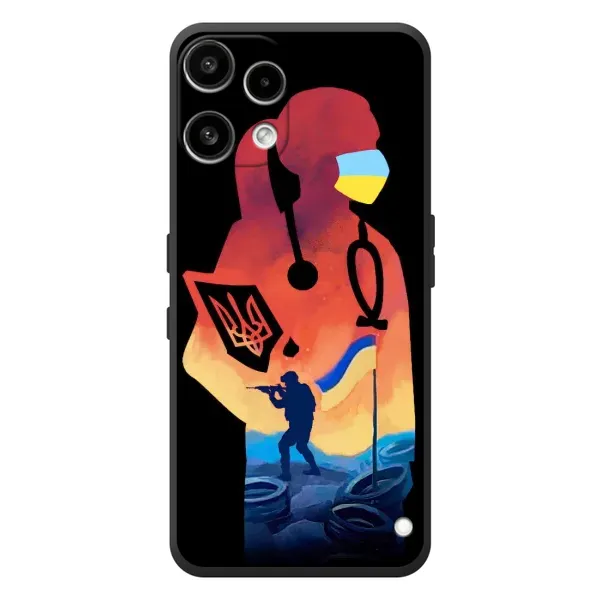 Чехол с рисунком «ЗСУ Врач» для Nothing Phone (3a) Lite Чехол с рисунком «ЗСУ Врач» для Nothing Phone (3a) Lite