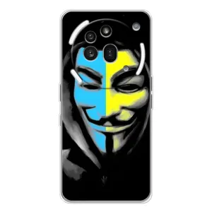 Чехол с Украинской символикой на Нотинг Фон (3а) Про (Анонимус патриот)