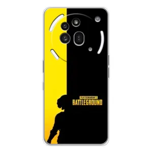 Чохол (TPU) з картинкою "Лого Пабг" на Натинг Фон (3а) Про (Battlegrounds)