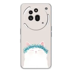 Чохол на тематику: Коти для Nothing Phone (3a) Pro (Білий котик)