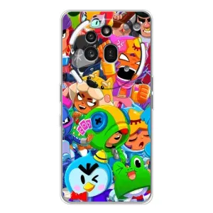 Силиконовый Чехол на Nothing Phone (3a) Pro с картинкой Brawl Stars