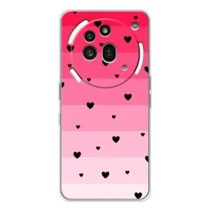 Чохли з тематикою "Маленькі Сердчеки" на Nothing Phone (3a) Pro (Чорні сердечка)