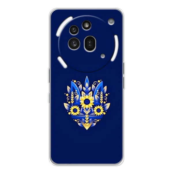 Чехол с рисунком «Цветущий Герб» для Nothing Phone (3a) Pro