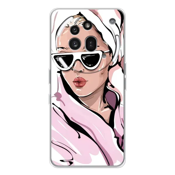 Чехол с рисунком «Девушка в халате» для Nothing Phone (3a) Pro Чехол с рисунком «Девушка в халате» для Nothing Phone (3a) Pro