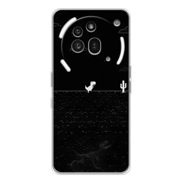 Чехол с рисунком «Динозаврик» для Nothing Phone (3a) Pro Чехол с рисунком «Динозаврик» для Nothing Phone (3a) Pro