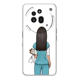 Силиконовый бампер (Работники) на Nothing Phone (3a) Pro (Доктор)