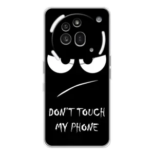 Чехол с прикольным текстом на Nothing Phone (3a) Pro (Dont)