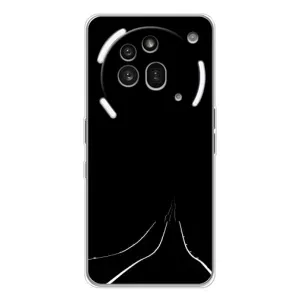 Чехол с картинками на черном фоне для Nothing Phone (3a) Pro (Дорога)