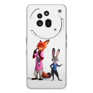 Силіконовий чохол з принтом Зоотрополіс для Nothing Phone (3a) Pro (Джуді і Нік)