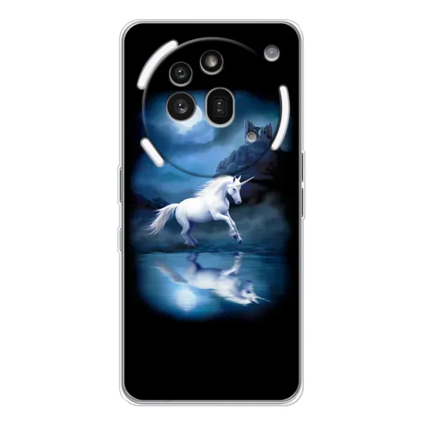 Чехол с рисунком «Единорог» для Nothing Phone (3a) Pro