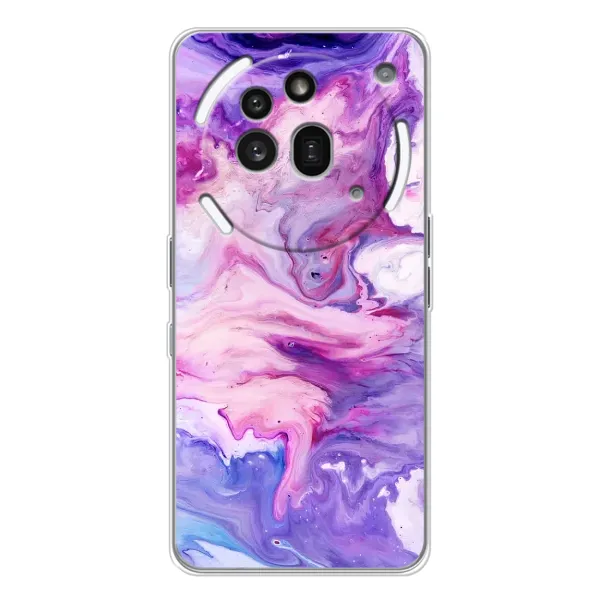 Чехол с рисунком «Фиолетовый мрамор» для Nothing Phone (3a) Pro Чехол с рисунком «Фиолетовый мрамор» для Nothing Phone (3a) Pro