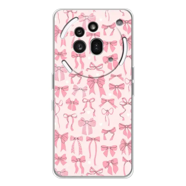 Чехол с рисунком «Фон бантики» для Nothing Phone (3a) Pro Чехол с рисунком «Фон бантики» для Nothing Phone (3a) Pro