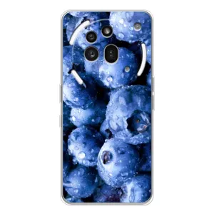 Чехол с изображением вкусной еды для Nothing Phone (3a) Pro (Голубика)