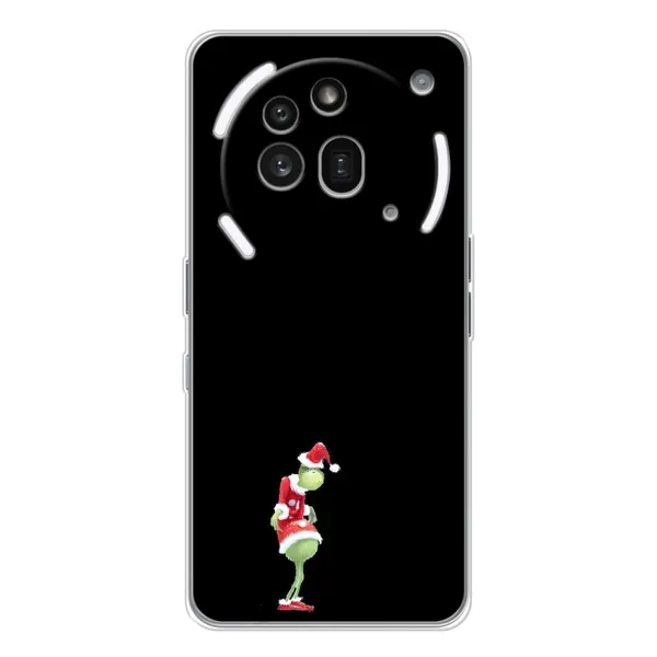 Чехол с рисунком «Гринч на чорном» для Nothing Phone (3a) Pro Чехол с рисунком «Гринч на чорном» для Nothing Phone (3a) Pro