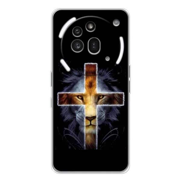 Чехол с рисунком «Иисус Лев» для Nothing Phone (3a) Pro Чехол с рисунком «Иисус Лев» для Nothing Phone (3a) Pro