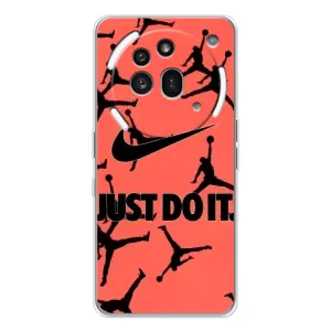 Силиконовый Чехол Nike Air Jordan на Нотинг Фон (3а) Про (Just Do It)