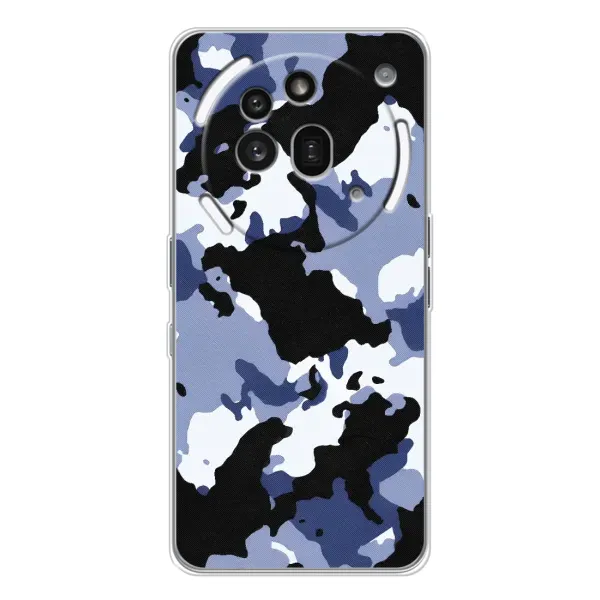 Чехол с рисунком «Камуфляжный Серый» для Nothing Phone (3a) Pro Чехол с рисунком «Камуфляжный Серый» для Nothing Phone (3a) Pro