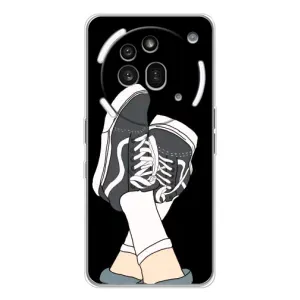 Чехол с Прикольным принтом на Nothing Phone (3a) Pro (Кеды)