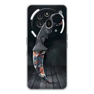 Чехол КИБЕРСПОРТ для Nothing Phone (3a) Pro (Кинжал КС ГО)