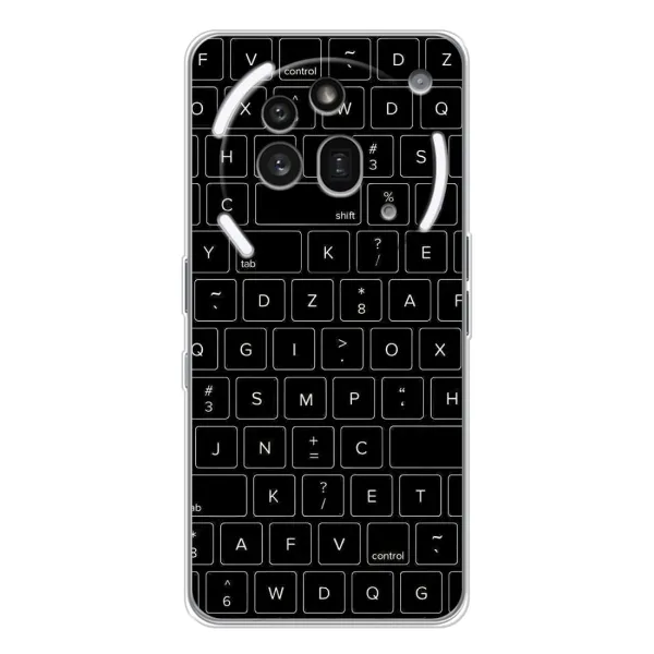 Чехол с рисунком «Клавиатура» для Nothing Phone (3a) Pro Чехол с рисунком «Клавиатура» для Nothing Phone (3a) Pro