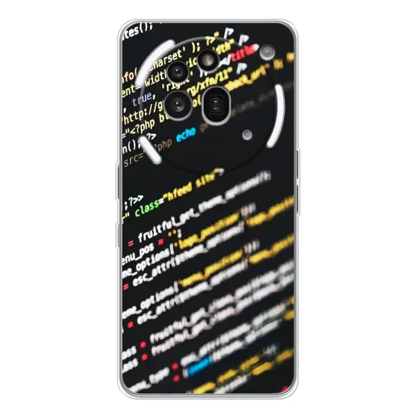 Чехол с рисунком «Код» для Nothing Phone (3a) Pro Чехол с рисунком «Код» для Nothing Phone (3a) Pro