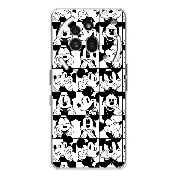 Чехол с рисунком «Коллаж Микки Маус» для Nothing Phone (3a) Pro Чехол с рисунком «Коллаж Микки Маус» для Nothing Phone (3a) Pro