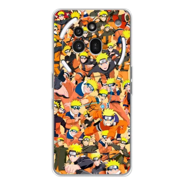 Чехол с рисунком «Коллаж Наруто» для Nothing Phone (3a) Pro Чехол с рисунком «Коллаж Наруто» для Nothing Phone (3a) Pro