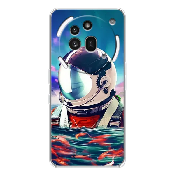 Чохол з малюнком «Космонавт у воді» для Nothing Phone (3a) Pro Чохол з малюнком «Космонавт у воді» для Nothing Phone (3a) Pro