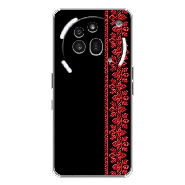 Чехол с рисунком «Красная Вышиванка» для Nothing Phone (3a) Pro Чехол с рисунком «Красная Вышиванка» для Nothing Phone (3a) Pro