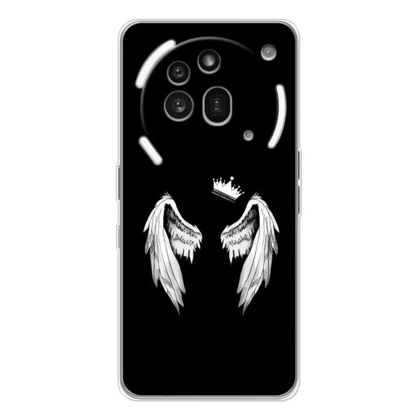 Чехол с рисунком «Крылья и корона» для Nothing Phone (3a) Pro Чехол с рисунком «Крылья и корона» для Nothing Phone (3a) Pro