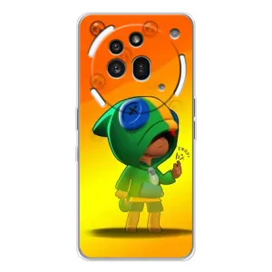 Чохол Бравл Старс для Nothing Phone (3a) Pro (LEON в кофті)