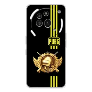 Чохол (TPU) з картинкою "Лого Пабг" на Натинг Фон (3а) Про (Логотип PUPG)