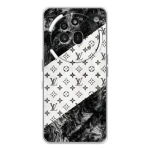 Чехол Стиль Louis Vuitton на Nothing Phone (3a) Pro (LV на белом)