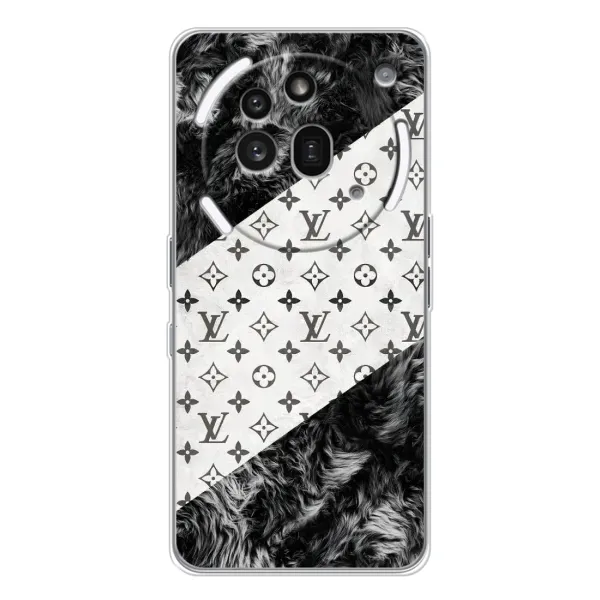 Чехол с рисунком «LV на белом» для Nothing Phone (3a) Pro Чехол с рисунком «LV на белом» для Nothing Phone (3a) Pro